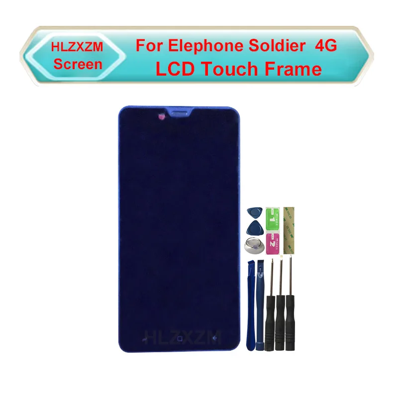 

Used For Elephone Soldier 4G LCD Display With Touch Screen Digitizer Assembly Replacement With Tools