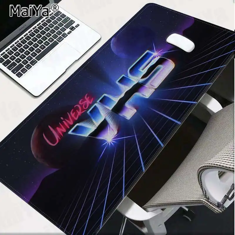 Lock Edge 40X90cm Maiya Новое поступление retrowave vaporwave DIY дизайн игровой с узором коврик для мыши резиновый ПК компьютерный игровой коврик - Цвет: Lock Edge 40X90cm