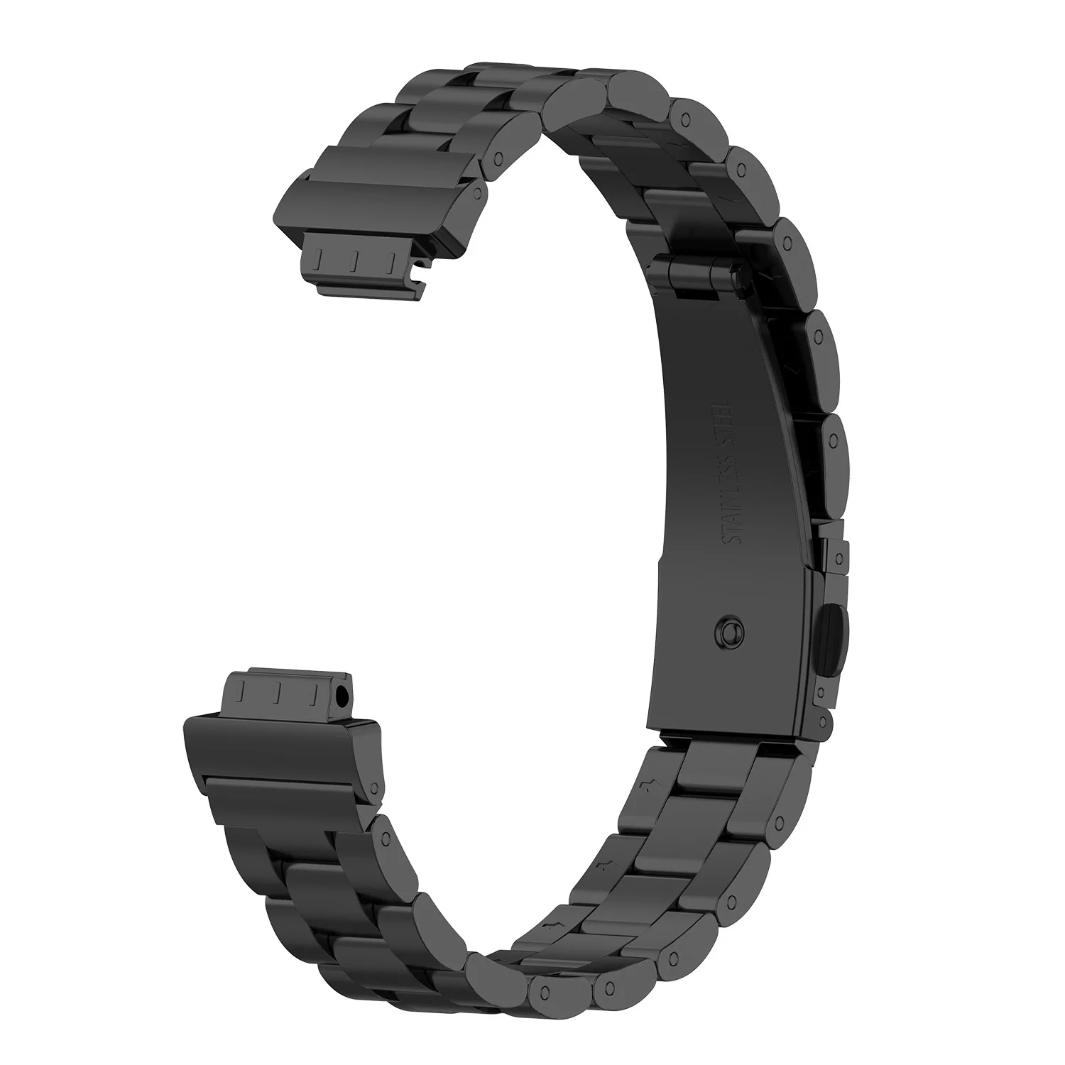 Ремешок для часов из нержавеющей стали твердый сменный ремешок для Fitbit Inspire/Inspire HR