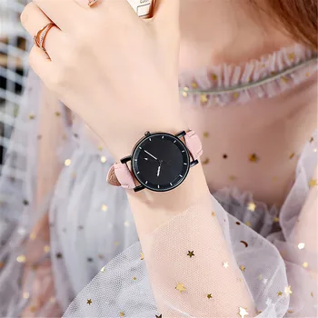 Zegarek Damski-relojes de lujo, Reloj de cuarzo con esfera de acero inoxidable, pulsera informal, para mujer, 2021