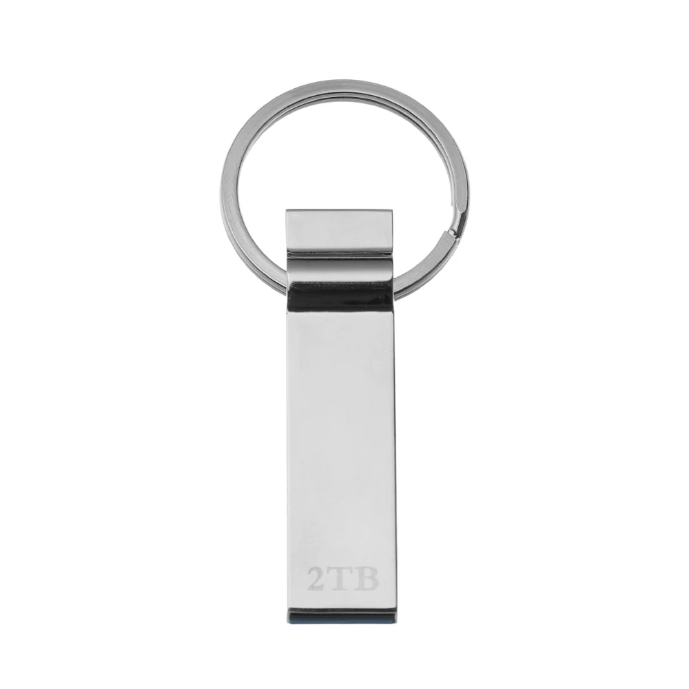 64G 2 ТБ флеш-диск USB 2,0 ручка памяти мини металлический накопитель U диск для ПК ноутбука съемные накопители памяти диск компьютер аксессуар - Цвет: 64G