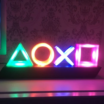 

Acecorner Neon Icon Light Voice Control Acrylic Atmosphere Dimmable USB Night Lights for Game Bar Club KTV Lampara Decorative