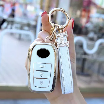 Nuovo supporto per custodia chiave a distanza per Auto TPU per Toyota CHR Prado Prius Camry Corolla RAV4 2017 2018 2019 2020 accessori Auto