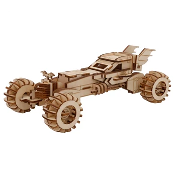 

3D wooden car model carrier diy interactive early education parent-child assembly brain development 3d puzzle kid puzzle toys