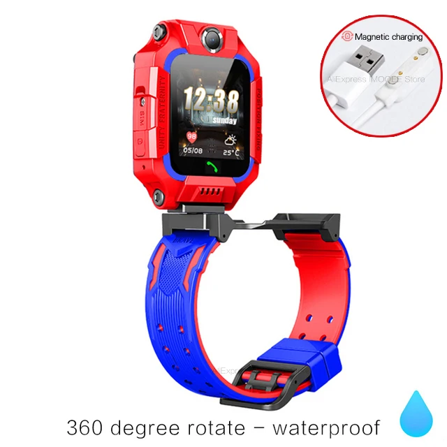 smart watch kids gps for Children SOS Call Phone Watch Smartwatch use Sim Card Photo Waterproof IP67 Kids Gift IOS Android q19 