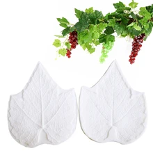 Large NEW Grape Leaves Petal Flower Silicone Fondant Cake Decorating Mold Sugarcraft Chocolate Baking Tool M2654 