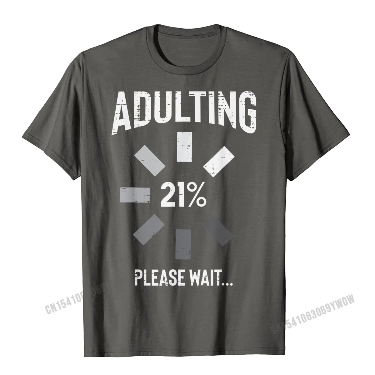 Fitness Tight Crew Neck T-Shirt Summer Fall Tops T Shirt Short Sleeve Hip Hop Pure Cotton Design Tops Shirt Design Men Adulting 21 Percent Please Wait Funny 21st Birthday Gift T-Shirt__947 carbon