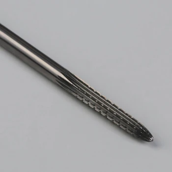 

Carbide-tipped milling cutter for manicure "Round cylinder", straight cross, shallow thread, 2.3 × 14 mm