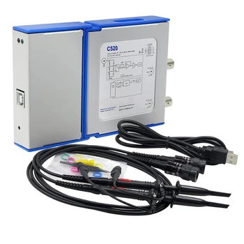 

Portable Digital Oscilloscope USB Charging 2 Channels Bandwidth Virtual Lab Meters ALI88