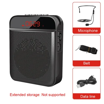 

Travel Training Teaching Loudspeaker With Microphone For Teachers Outdoor Portable Bluetooth Voice Amplifier Multifunction Wired