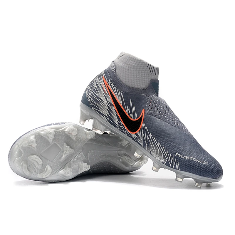 Nike Phantom VSN тени Elite DF FG Футбол бутсы кроссовки Для мужчин футбольные бутсы с волнообразным краем; Zapatos De Futbol Hombre Nike Бутсы; большие размеры 39-45
