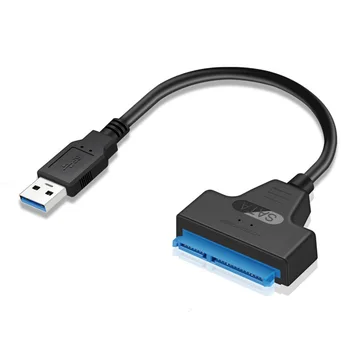 

SSD Hard Drive Desktops External UASP 15 Pin Converter Adapter Cable Storage Device USB 3.0 To 2.5 SATA Accessories Laptops