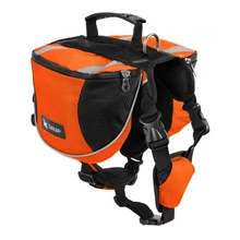 Играйте Светоотражающие переносчики для собак, тренировочный мягкий захват, уличные двойные сумки, устойчивые к укусам, путешествия, большой емкости, рюкзак для домашних животных