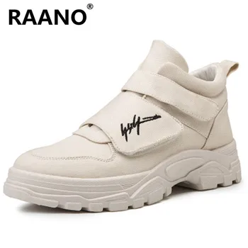 

Thick Sole Platform Sneakers Men Vulcanize Shoes Man Mixed Color Chunky Dad Shoes Men Trainers Creepers Loafers Size 39-44