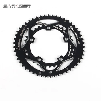

MTB Bicycle Road Bike Crank Chainwheel 110BCD 50/35T Oval 130BCD 39/53T Disc 5 Claw Double Plate 9/10/11 Speed Cycling