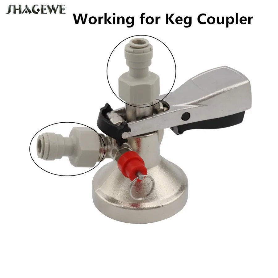 2pcs Speedfit Female Quick DisConnects 38 516 PUSH IN TO 58 Thread for Beer Faucet Shank Sankey Keg Coupler home Brewing (8)