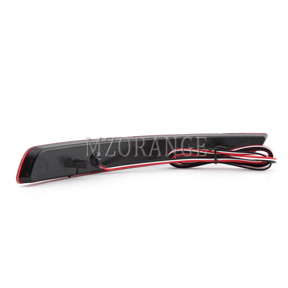 Refletor de Led Estilo do Carro Luz de Freio e Luz de Aviso para Ford Mzorange Traseiro Mondeo Fusion 2011 2020 4 12 Luzes p/ carro