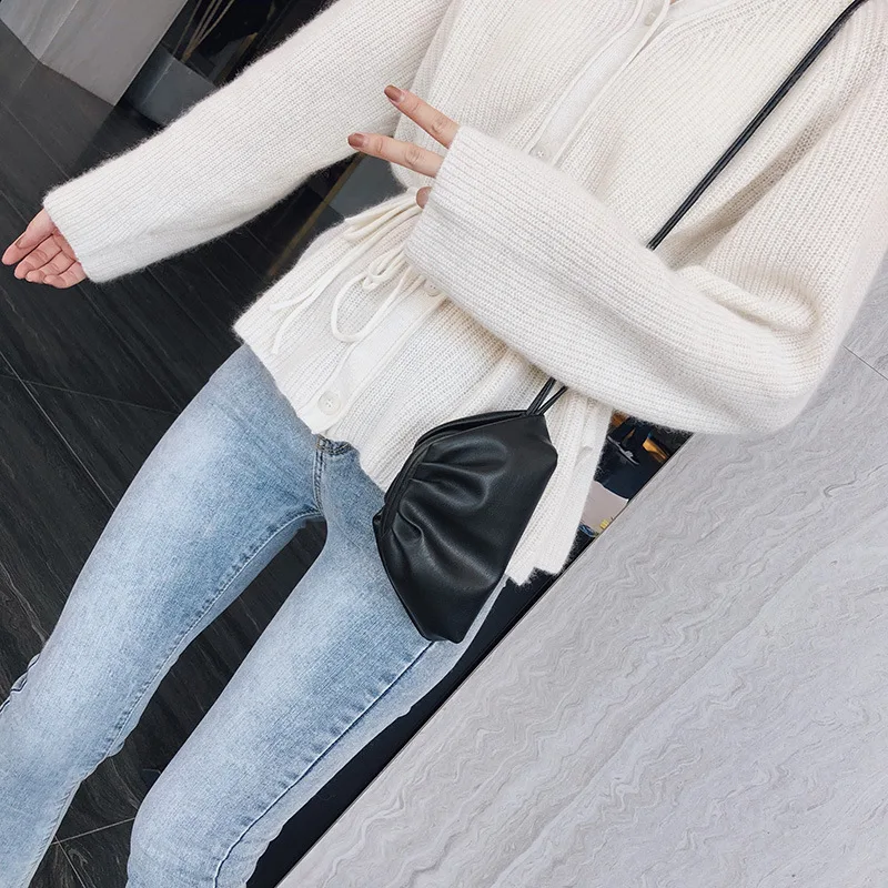 Skup Mini koperty w chmurze torba, małe, miękkie, pomarszczona kluski torba na ramię małe luksusowe torebki dla kobiet projektant wieczór torebki kopertówki