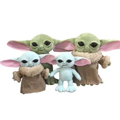 

11-30cm Baby Yoda Plush Toy Master Yoda Plush Pendants Keychains Soft Stuffed Animals Dolls Birthday Gifts for Kids
