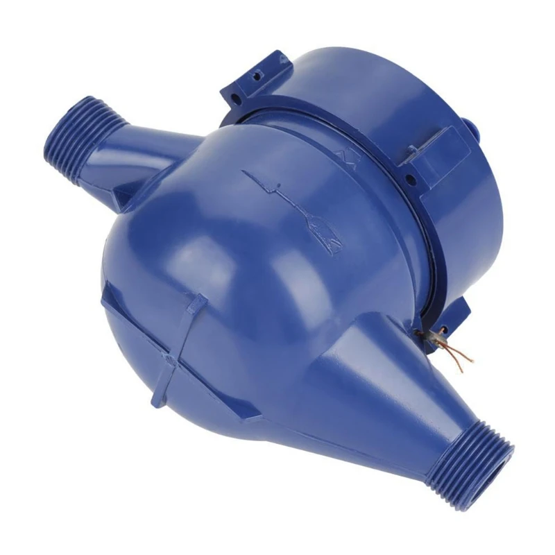 Water Meter DN15 Garden Home Plastic Cold Water Meter Single Water Flow Wet Table Measuring Tool 15mm 1/2 inch