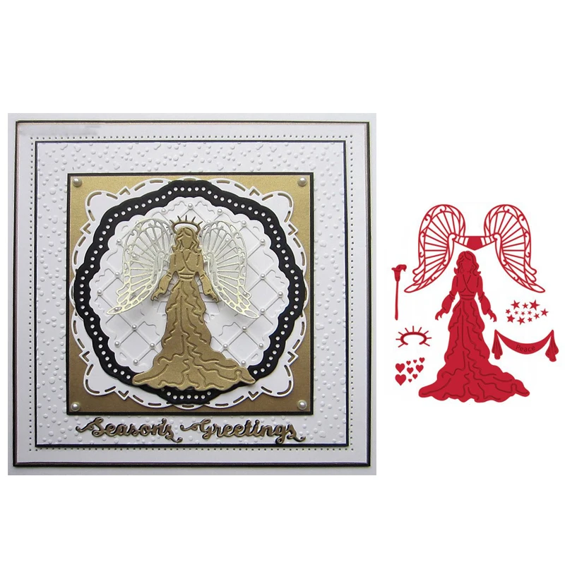 

Christmas Angel Metal Cutting Dies Stencils For DIY Scrapbooking Decoration Embossing Craft Die Cut