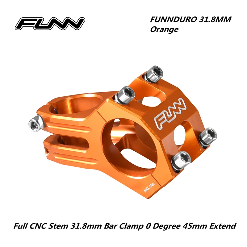 【激レア】FUNN クランクステムセット 赤黒 限定柄 FUNN FunNDURO-フルCNCバークランプ、エクステンドステム、MTB
