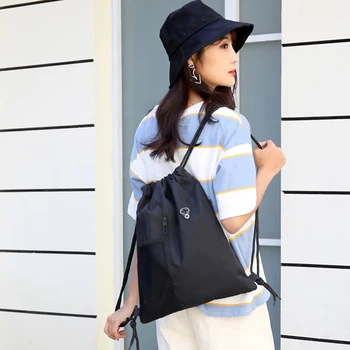 

Travel Storage Bag for Women Drawstring Exercise Fitness Training Small Backpack Outdoor Waterproof Travel Clothes Packing