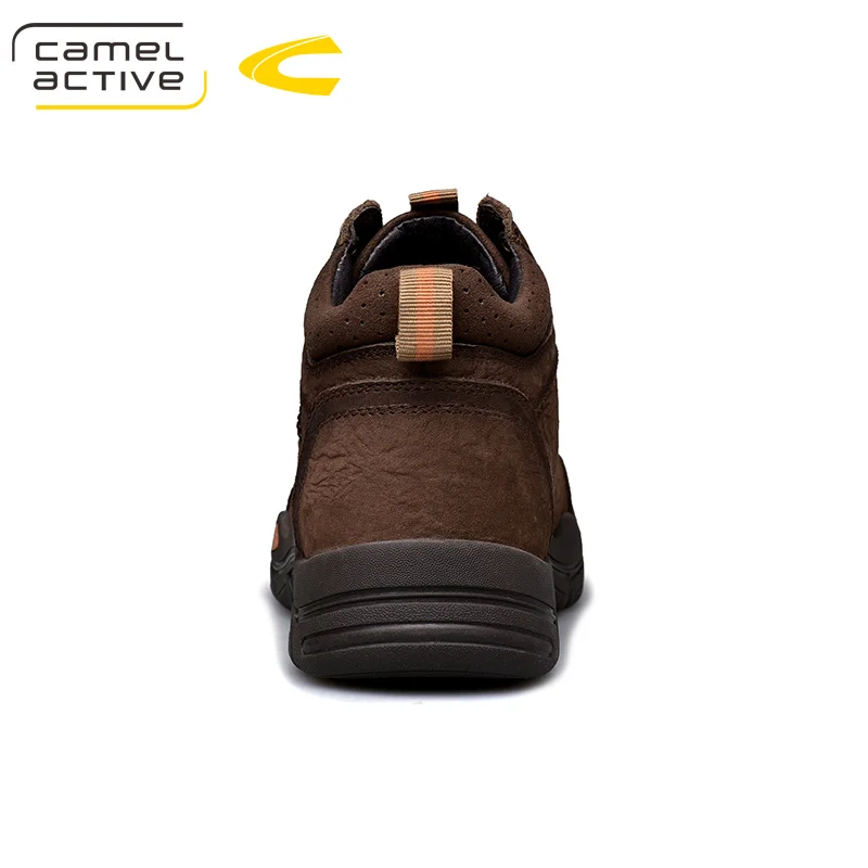 Туристическая обувь Camel Active прочная теплая из воловьей кожи на верху