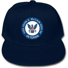 Детская бейсболка для младенцев USS John S. McCain, DDG-56, регулируемая бейсболка, солнцезащитный козырек