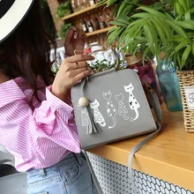 Милая сумка на плечо с кошкой, сумка-мессенджер с животными, женские сумки с рисунком кота, кролика, мини сумка через плечо, сумка через плечо, torebka borse da donna