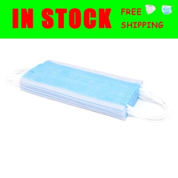 

Safrty Mask, Face Mask Diposable 3 Layer Face Masks Anti Dust Breathable Disposable Earloop Mouth