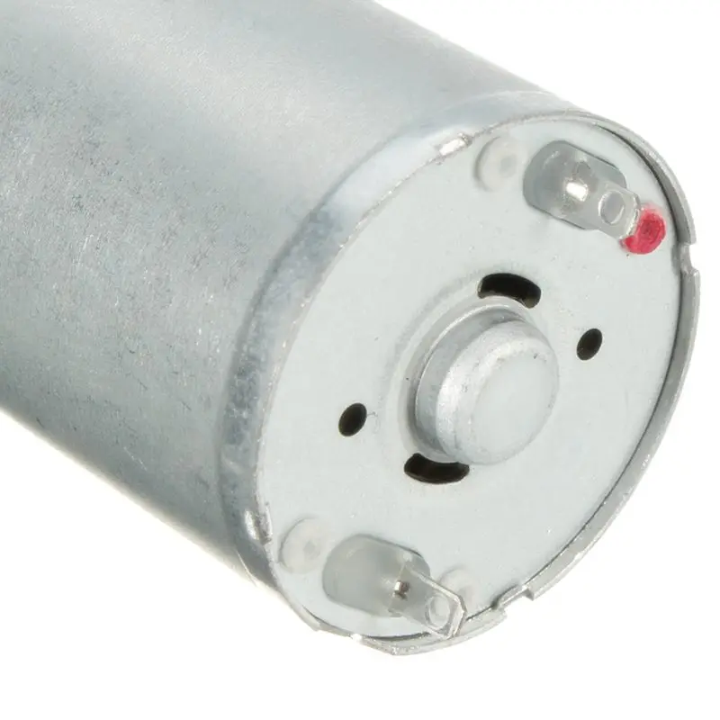 TOP!-Reversible High Torque Turbo Worm Geared Motor DC 12V Reduction Motor, 62RPM