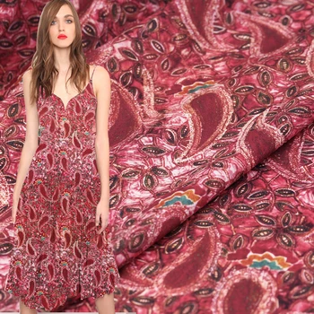 

114cm wide natural silk fabric meter 16mm breathable crepe de chine silk fabric dress printed fabric wholesale silk cloth