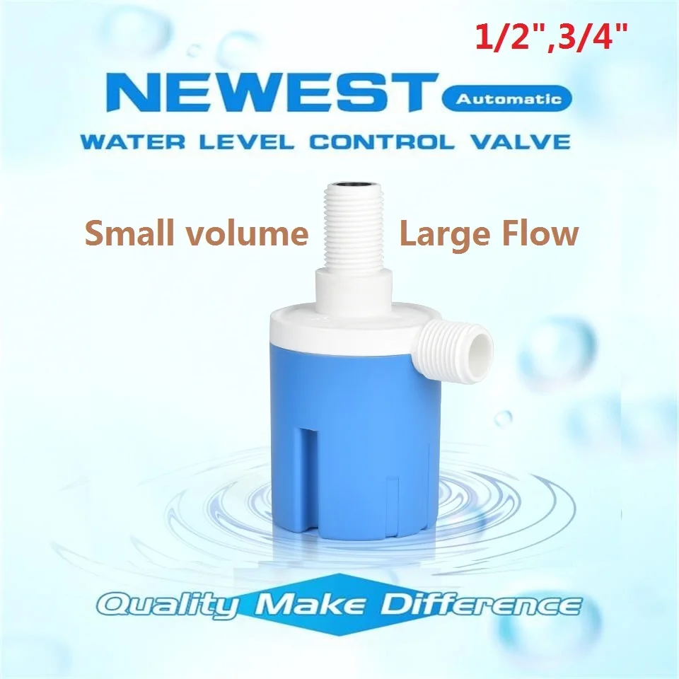 Mejor Compra 1/2 "3/4" 1 "Automático Válvula de Control de nivel de agua bola flotante para tanque de Torre válvula instalado dentro del tanque JYNS15 JYNS20 pBQKM3D3119