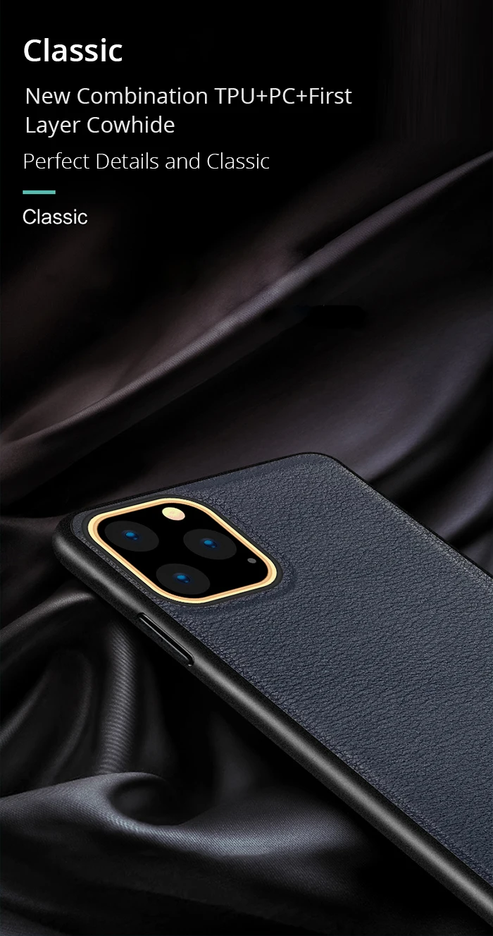 Bonola First Layer Cowhide Case for iPhone 1111Pro11ProMax High Grade Truly Leather Case for iPhone XsXrXsMax Classic Cover (2)