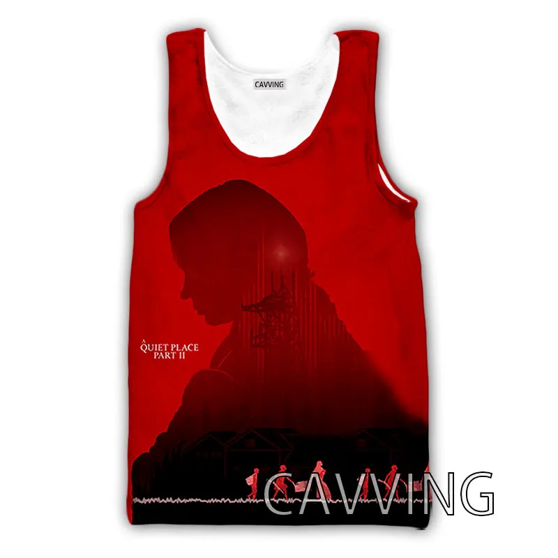 

Майка CAVVING с 3D принтом фильма «Тихие места», жилет в стиле Харадзюку, летняя нижняя рубашка, уличная одежда для мужчин и женщин