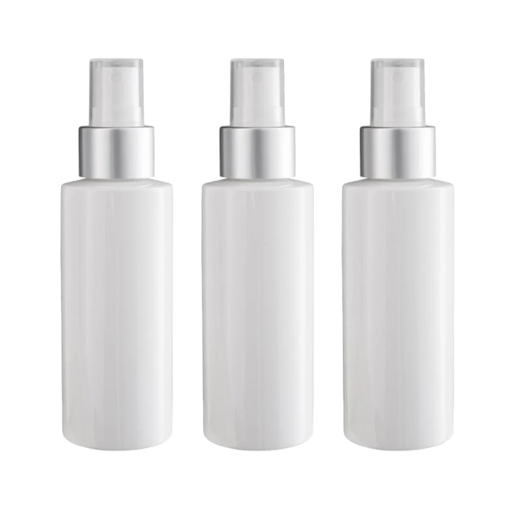 6x 3.4oz Refillable Perfume Fragrance Spray Bottles Tubes Toiletry Sprayer White