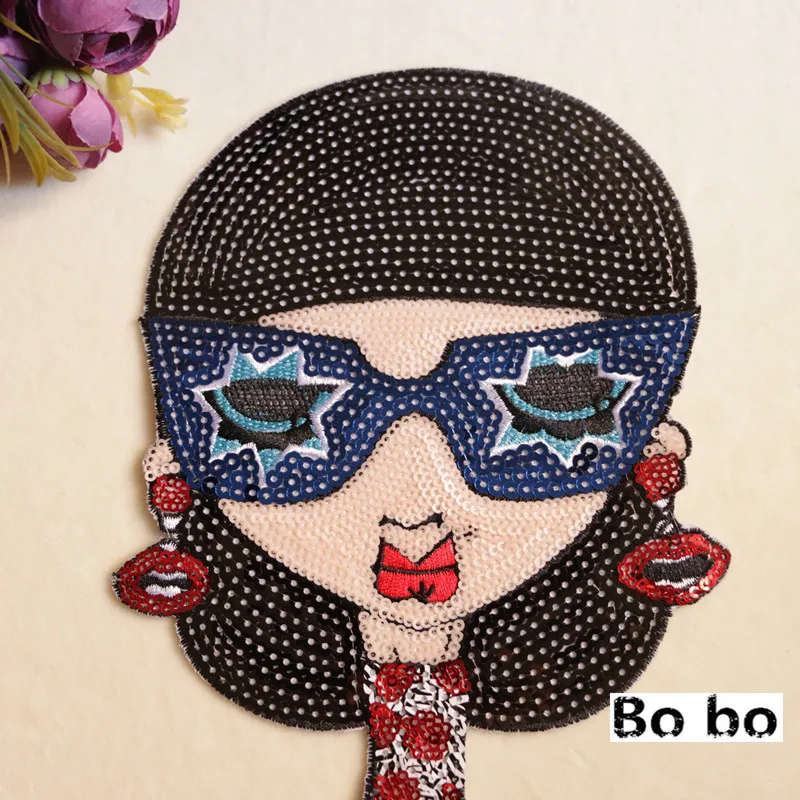 Embroidery sequins paste cloth decoration paste diy repair accessories