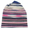 LOVINGSHA Autumn Winter Striped Design Thin Skullies Beanies Women Hats For Men Fashion Feminino Multifunction Scarf BHT109 5