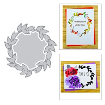 

2020 DIY New Metal Cutting Dies Tree Lace Christmas Scrapbooking Laurel For Paper Making Embossing Frame Stencil Card no Stamp