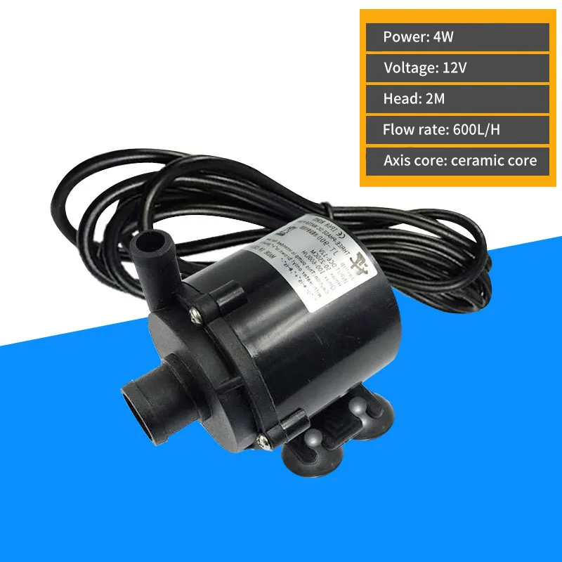 

DC Multi-function Brushless Submersible Pump Ultra-quiet 20 Decibel Three-phase DC Micro-pump Water Heating Mattress Water Pump