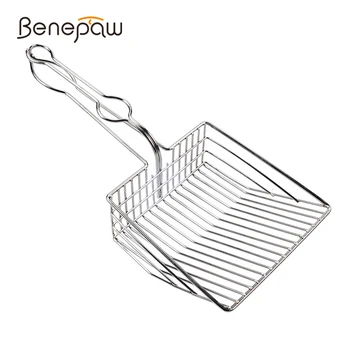 

Benepaw Durable Cat Litter Scoop Comfortable Metal Kitty Litter Scooper Toilet Sand Shovel Fast Sifter Instant Cleaning Filter