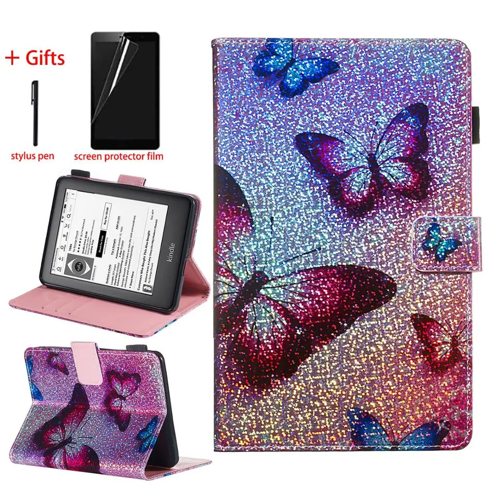 

Case For Amazon All New Kindle 10th Generation 6 inch 2019 Released PU Leather Smart Cover For All new Kindle 2019 Case + Gift