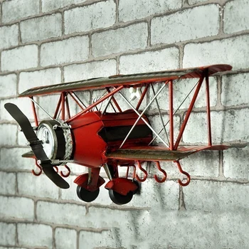 

Direct sales new retro aircraft wall decoration pendant creative bar cafe shop decoration home room wall hanging decorations