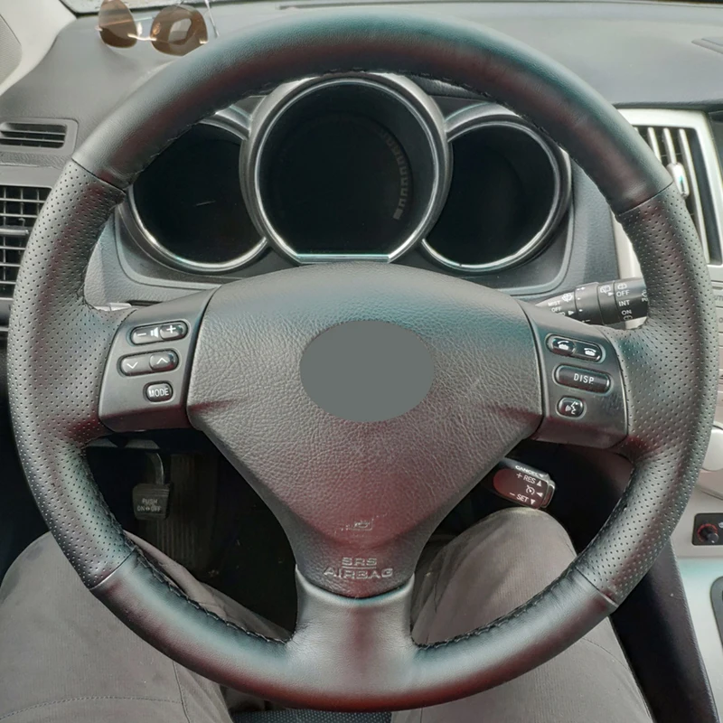 Car Steering Wheel Cover For Lexus RX330 RX400h RX400 2004-2007 Toyota Corolla Verso Camry Leather