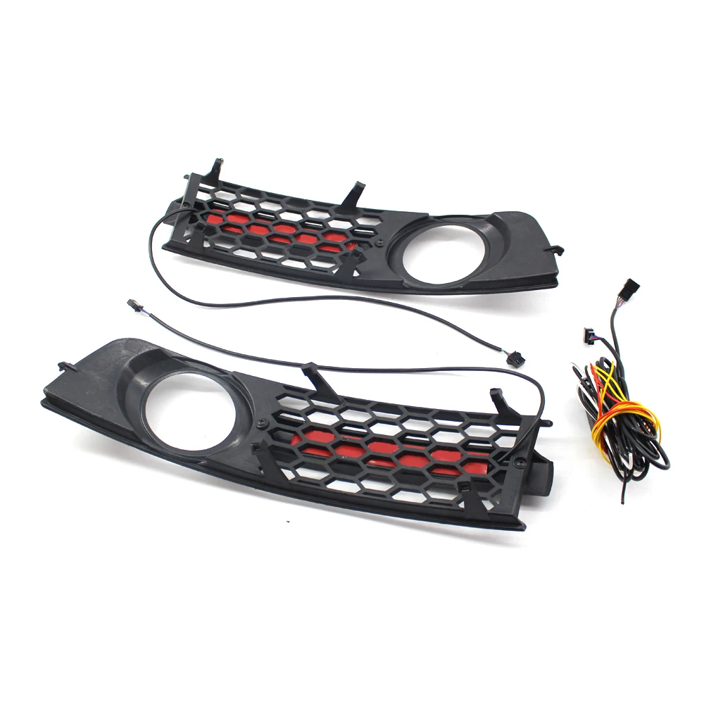 

1 Pair Fog Lights Left/Right Daytime DRL LED Lamp Kit For A4 B6 2001-2005