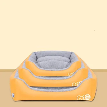 

JORMEL 1PCS pet kennel kennel suede large scratch-resistant and bite-resistant soft warm and non-slip moisture-proof