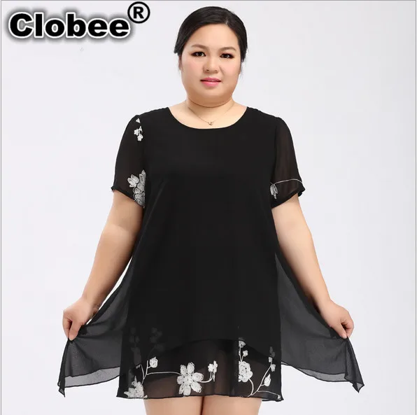 Женская Летняя туника размера плюс, блузка, рубашки, Camisas Femininas, шифоновая рубашка, блузка, женская элегантная туника, блузка с принтом H79