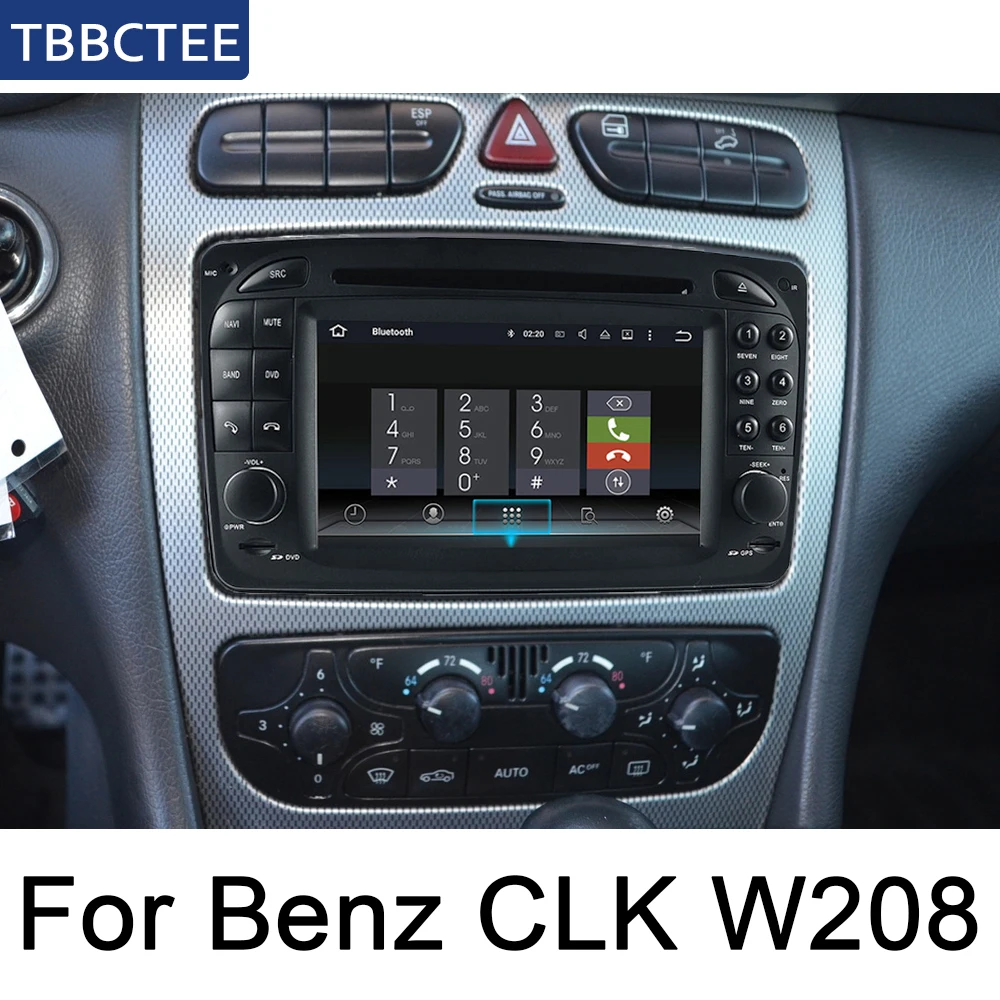 Для Mercedes Benz CLK Class W208 1996~ 2003 NTG автомобильный мультимедийный плеер радиоприемник для Android gps Навигация стерео автоаудио карта Wifi HD