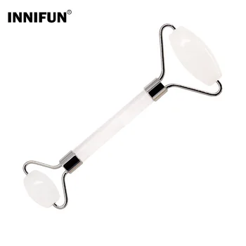 

White Jade Roller Beauty Face Lift Slimming Massage Roller Anti Cellulite Wrinkle Face Body Hand Massager Health Care Tool